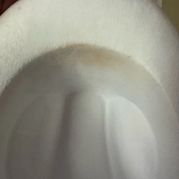 White Bride Cowboy Hat with Rhinestones - Picture 4 of 4